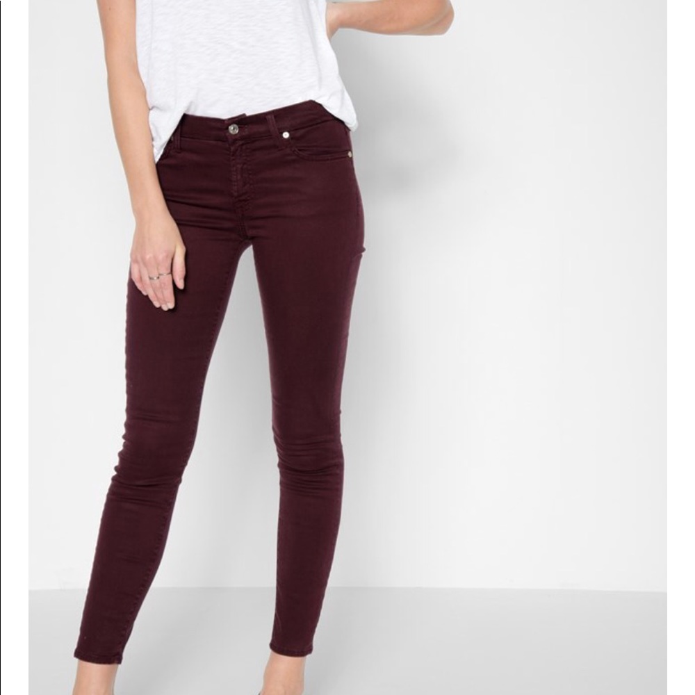 7 For All Mankind Mulberry Skinny jeans